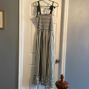 Summersalt silky luxe smocked maxi dress